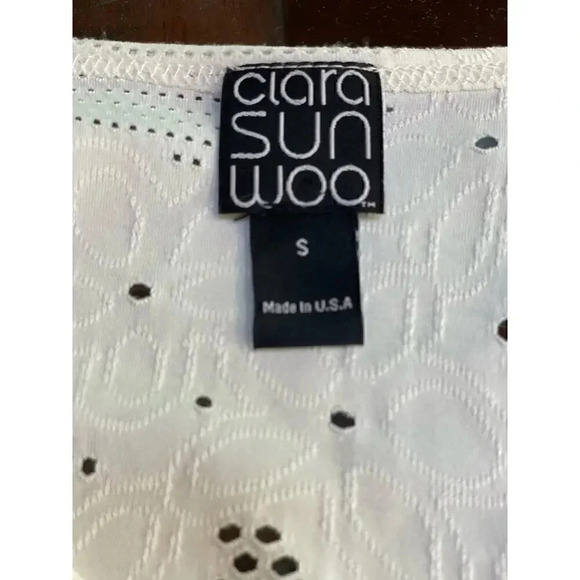 Clara Sun Woo Eyelet tunic size S - Picture 4 of 5